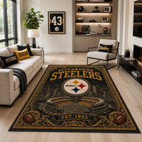 PIT Heritage Floor - Gold Ornament, Skyline and Stadium Study