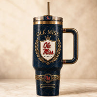 MISS Crest - Navy Lacquer, Gold Laurel and Quiet Heraldry