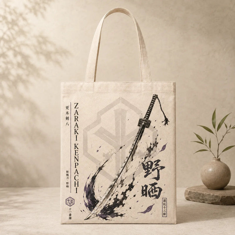 Nozarashi Ink Study - Kenpachi Sumi Graphic Tote